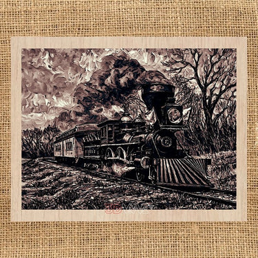 TRAIN laser-ready grayscale file 3DWave.us